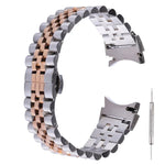 Pulseira de substituição em aço inoxidável com cinco contas, Para Samsung Galaxy Watch4 40mm/44mm