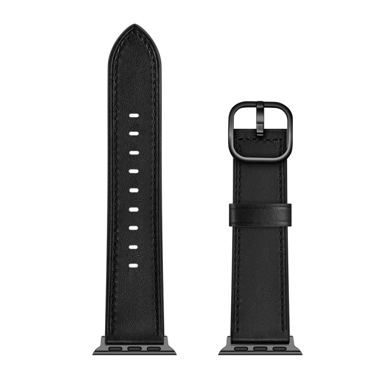 Pulseira substituta de couro para Apple Watch Series 7 41mm / 6&SE&5&4 40mm / 3&2&1 38mm, 7 45mm / 6&SE&5&4 44mm / 3&2&1 42mm