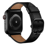 Pulseira substituta de couro para Apple Watch Series 7 41mm / 6&SE&5&4 40mm / 3&2&1 38mm, 7 45mm / 6&SE&5&4 44mm / 3&2&1 42mm