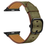 Pulseira substituta de couro para Apple Watch Series 7 41mm / 6&SE&5&4 40mm / 3&2&1 38mm, 7 45mm / 6&SE&5&4 44mm / 3&2&1 42mm