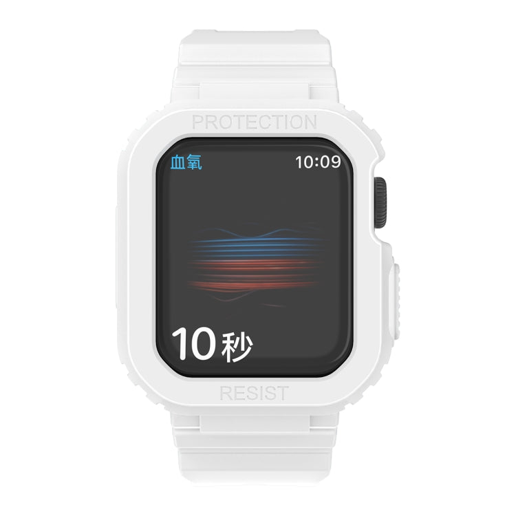 Pulseira Substituta Integrada em TPU Transparente Glacier, Para Apple Watch Series 7 45mm, Para Apple Watch Series 7 41mm