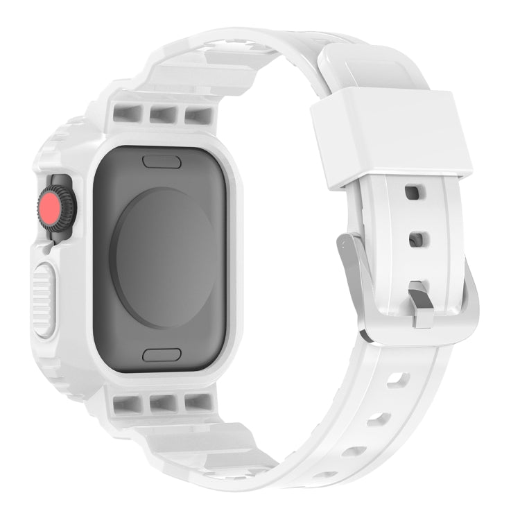 Pulseira Substituta Integrada em TPU Transparente Glacier, Para Apple Watch Series 7 45mm, Para Apple Watch Series 7 41mm