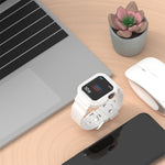 Pulseira Substituta Integrada em TPU Transparente Glacier, Para Apple Watch Series 7 45mm, Para Apple Watch Series 7 41mm
