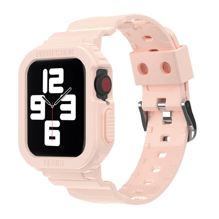 Pulseira Substituta Integrada em TPU Transparente Glacier, Para Apple Watch Series 7 45mm, Para Apple Watch Series 7 41mm