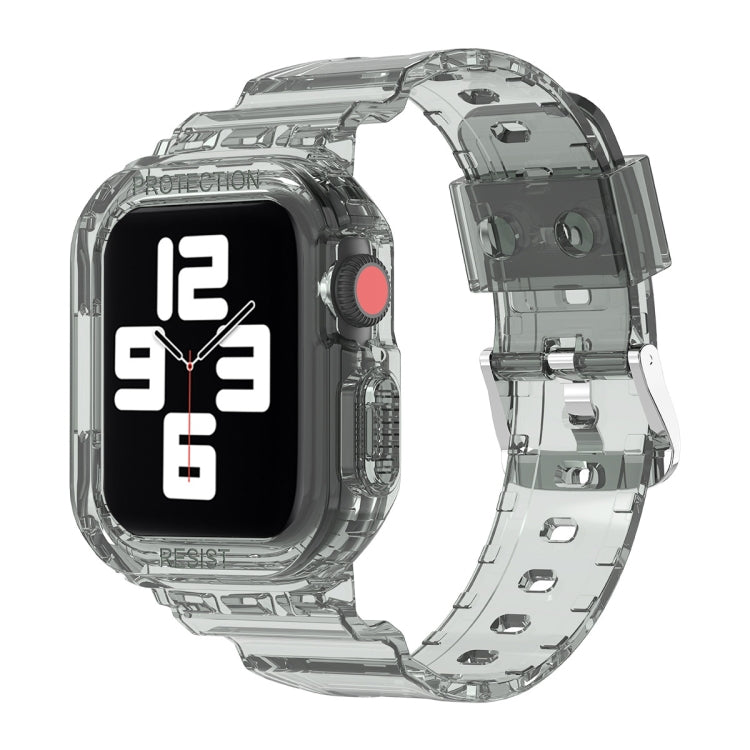 Pulseira Substituta Integrada em TPU Transparente Glacier, Para Apple Watch Series 7 45mm, Para Apple Watch Series 7 41mm