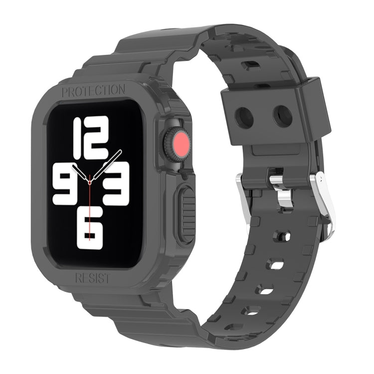Pulseira Substituta Integrada em TPU Transparente Glacier, Para Apple Watch Series 7 45mm, Para Apple Watch Series 7 41mm