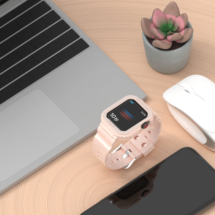 Pulseira Substituta Integrada em TPU Transparente Glacier, Para Apple Watch Series 7 45mm, Para Apple Watch Series 7 41mm