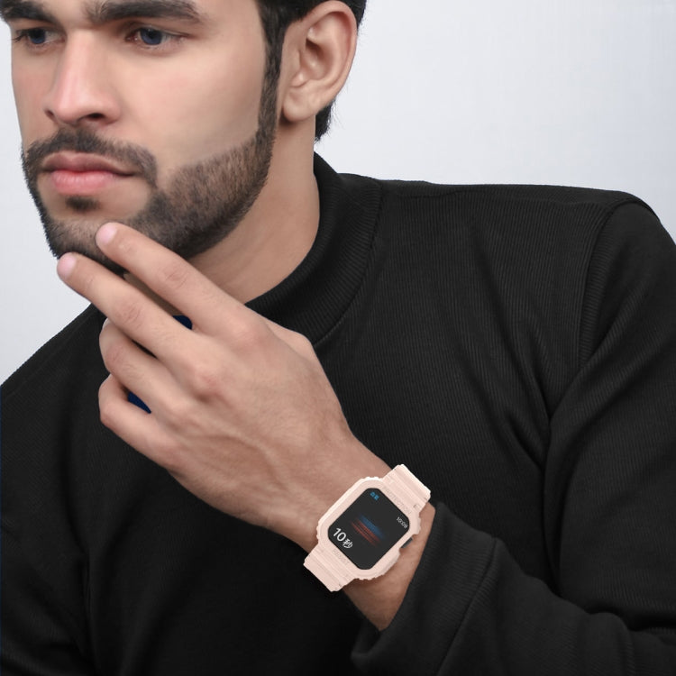 Pulseira Substituta Integrada em TPU Transparente Glacier, Para Apple Watch Series 7 45mm, Para Apple Watch Series 7 41mm