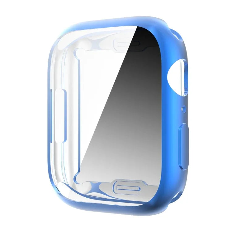Shockproof TPU All-inclusive Electroplate Protective Case, For Apple Watch Series 9 / 8 / 7 41mm, For Apple Watch Series 9 / 8 / 7 45mm