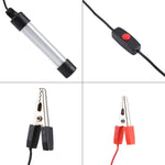 Luz LED para Pesca Subaquática Luminosa, Lâmpada de Isco, AC/DC 12-24V