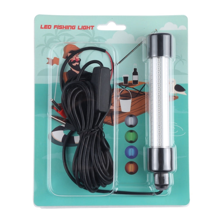 Luz LED para Pesca Subaquática Luminosa, Lâmpada de Isco, AC/DC 12-24V