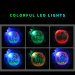Relógio Eletrónico Desportivo Infantil Cronómetro Digital LED SKMEI 1451, 1451 (Rosa Transparente Azul), 1451 (Roxo Transparente), 1451 (Azul Céu Transparente), 1451 (Vermelho Rosa Transparente), 1451 (Caixa Branca Círculo Azul)
