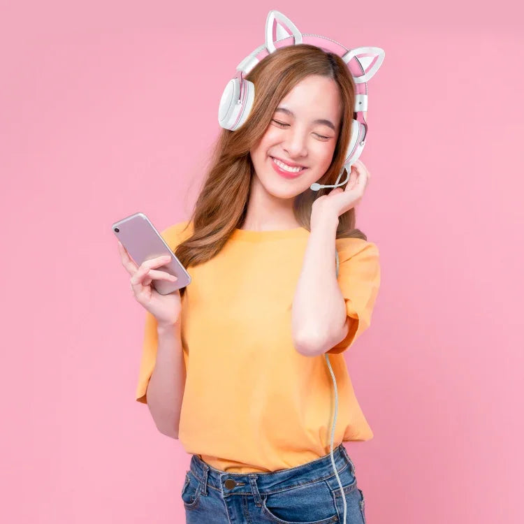 ONIKUMA X10 Auscultadores Gaming com Luz LED no Auricular, Ajustáveis e com Microfone