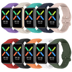 Sport Silicone Replacement Strap Watchband, For OPPO Watch Free NFC Version