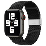 Correia de Relógio de Substituição com Fivela em Nylon Trançado para Apple Watch Series, 7 41mm / 6 & SE & 5 & 4 40mm / 3 & 2 & 1 38mm