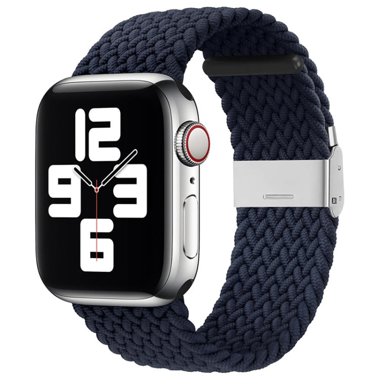 Pulseira Substituta em Nylon Trançado com Uma Fivela para Apple Watch Series, 7 45mm / 6&SE&5&4 44mm / 3&2&1 42mm