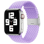 Pulseira Substituta em Nylon Trançado com Uma Fivela para Apple Watch Series, 7 45mm / 6&SE&5&4 44mm / 3&2&1 42mm