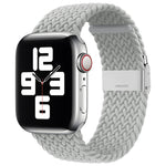 Pulseira Substituta em Nylon Trançado com Uma Fivela para Apple Watch Series, 7 45mm / 6&SE&5&4 44mm / 3&2&1 42mm