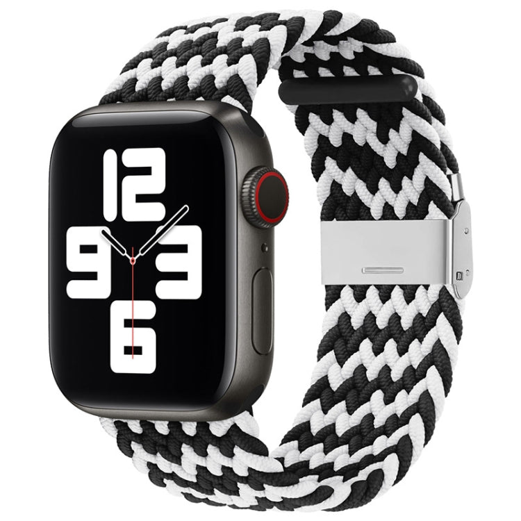 Pulseira Substituta em Nylon Trançado com Uma Fivela para Apple Watch Series, 7 45mm / 6&SE&5&4 44mm / 3&2&1 42mm