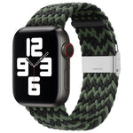 Pulseira Substituta em Nylon Trançado com Uma Fivela para Apple Watch Series, 7 45mm / 6&SE&5&4 44mm / 3&2&1 42mm
