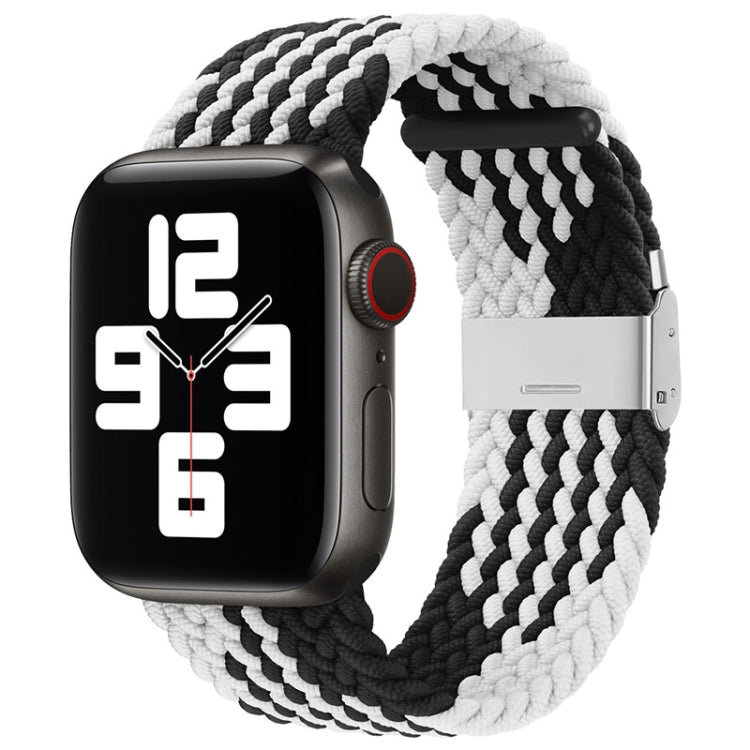 Pulseira Substituta em Nylon Trançado com Uma Fivela para Apple Watch Series, 7 45mm / 6&SE&5&4 44mm / 3&2&1 42mm