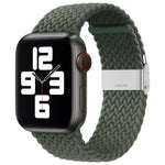 Pulseira Substituta em Nylon Trançado com Uma Fivela para Apple Watch Series, 7 45mm / 6&SE&5&4 44mm / 3&2&1 42mm