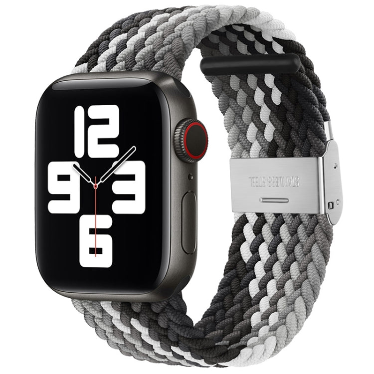 Pulseira Substituta em Nylon Trançado com Uma Fivela para Apple Watch Series, 7 45mm / 6&SE&5&4 44mm / 3&2&1 42mm