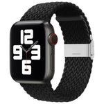 Pulseira Substituta em Nylon Trançado com Uma Fivela para Apple Watch Series, 7 45mm / 6&SE&5&4 44mm / 3&2&1 42mm