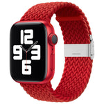 Pulseira Substituta em Nylon Trançado com Uma Fivela para Apple Watch Series, 7 45mm / 6&SE&5&4 44mm / 3&2&1 42mm