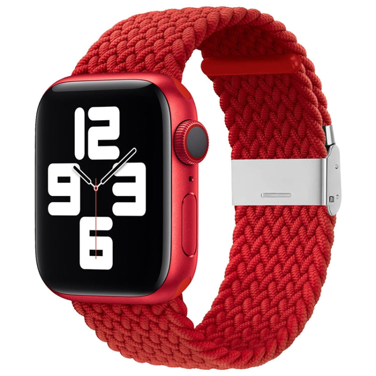 Pulseira Substituta em Nylon Trançado com Uma Fivela para Apple Watch Series, 7 45mm / 6&SE&5&4 44mm / 3&2&1 42mm