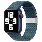 Pulseira Substituta em Nylon Trançado com Uma Fivela para Apple Watch Series, 7 45mm / 6&SE&5&4 44mm / 3&2&1 42mm