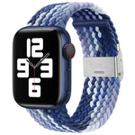 Pulseira Substituta em Nylon Trançado com Uma Fivela para Apple Watch Series, 7 45mm / 6&SE&5&4 44mm / 3&2&1 42mm