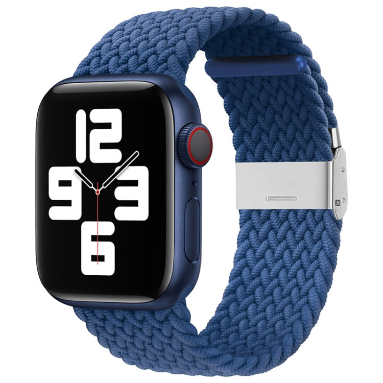 Pulseira Substituta em Nylon Trançado com Uma Fivela para Apple Watch Series, 7 45mm / 6&SE&5&4 44mm / 3&2&1 42mm