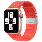 Pulseira Substituta em Nylon Trançado com Uma Fivela para Apple Watch Series, 7 45mm / 6&SE&5&4 44mm / 3&2&1 42mm