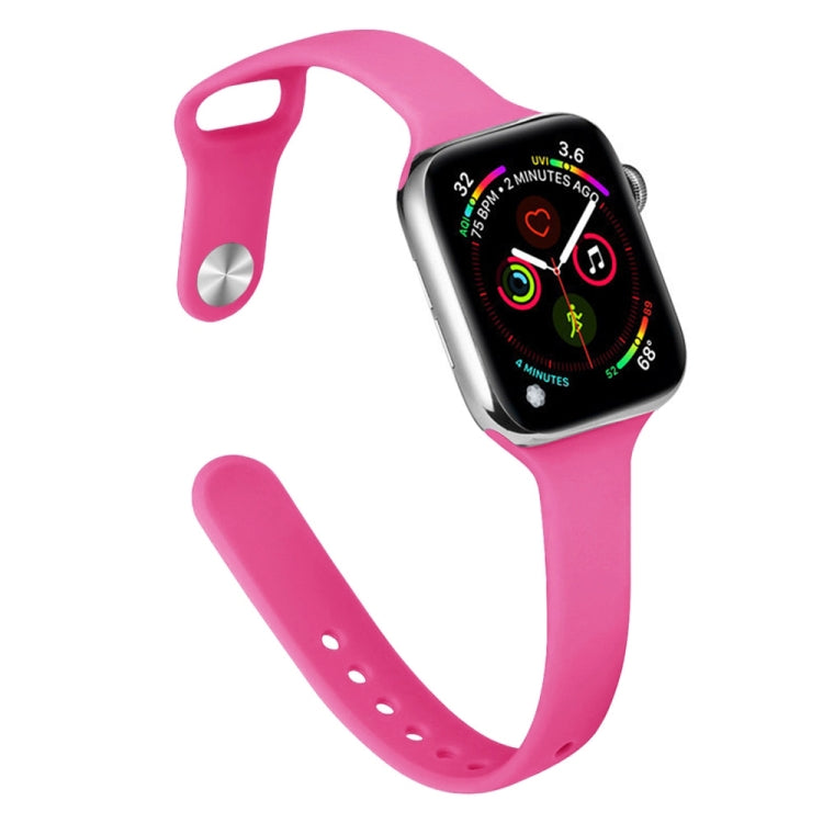 Pulseira de Substituição Slim em Silicone Para Apple Watch Series, 7 45mm / 6&SE&5&4 44mm / 3&2&1 42mm