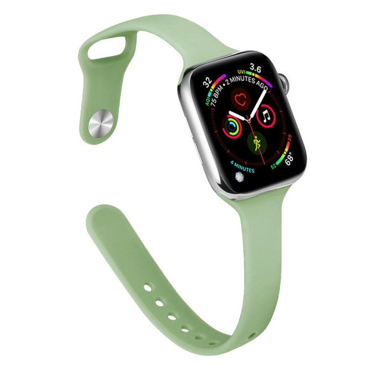 Pulseira de Substituição Slim em Silicone Para Apple Watch Series, 7 45mm / 6&SE&5&4 44mm / 3&2&1 42mm