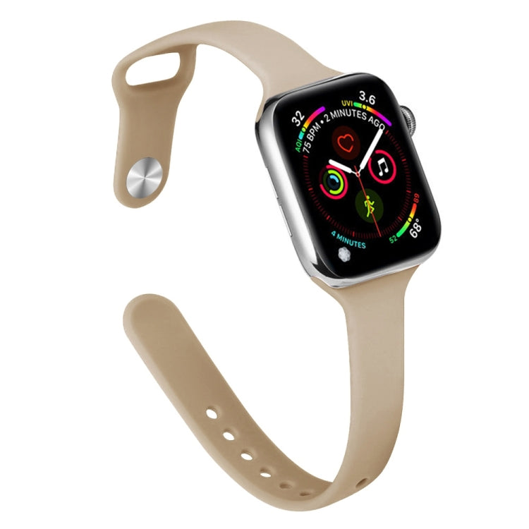 Pulseira de Substituição Slim em Silicone Para Apple Watch Series, 7 45mm / 6&SE&5&4 44mm / 3&2&1 42mm