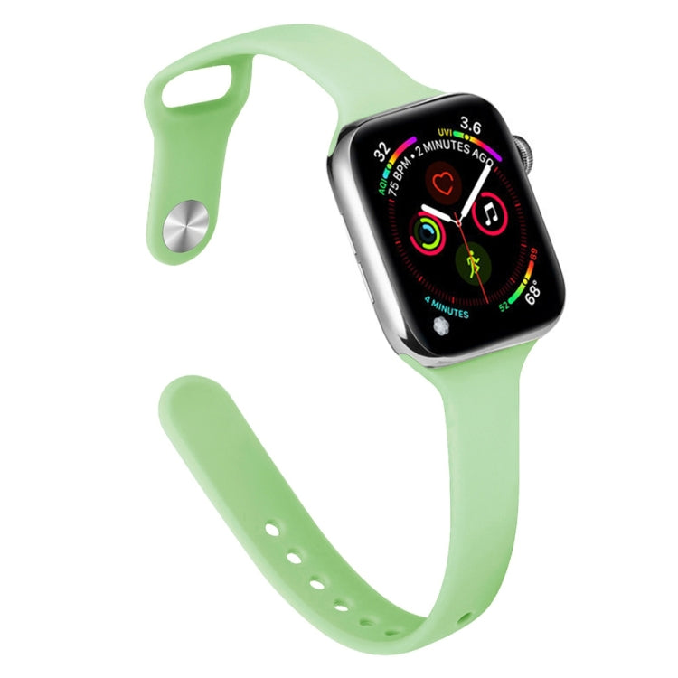 Pulseira de Substituição Slim em Silicone Para Apple Watch Series, 7 45mm / 6&SE&5&4 44mm / 3&2&1 42mm