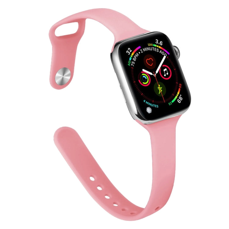 Pulseira de Substituição Slim em Silicone Para Apple Watch Series, 7 45mm / 6&SE&5&4 44mm / 3&2&1 42mm