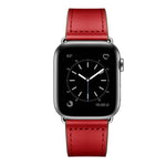 Pulseira Substituta de Couro para Apple Watch Series, 7 45mm / 6&SE&5&4 44mm / 3&2&1 42mm, 7 41mm / 6&SE&5&4 40mm / 3&2&1 38mm