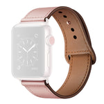 Pulseira Substituta de Couro para Apple Watch Series, 7 45mm / 6&SE&5&4 44mm / 3&2&1 42mm, 7 41mm / 6&SE&5&4 40mm / 3&2&1 38mm