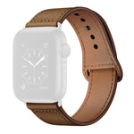 Pulseira Substituta de Couro para Apple Watch Series, 7 45mm / 6&SE&5&4 44mm / 3&2&1 42mm, 7 41mm / 6&SE&5&4 40mm / 3&2&1 38mm