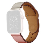 Pulseira Substituta de Couro para Apple Watch Series, 7 45mm / 6&SE&5&4 44mm / 3&2&1 42mm, 7 41mm / 6&SE&5&4 40mm / 3&2&1 38mm