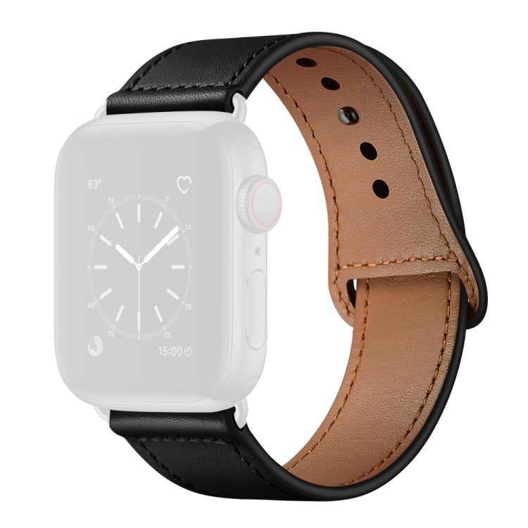 Pulseira Substituta de Couro para Apple Watch Series, 7 45mm / 6&SE&5&4 44mm / 3&2&1 42mm, 7 41mm / 6&SE&5&4 40mm / 3&2&1 38mm