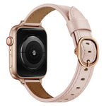 Pulseira de Relógio em Pele 14mm Para Apple Watch Series, 7 41mm / 6&SE&5&4 40mm / 3&2&1 38mm, 7 45mm / 6&SE&5&4 44mm / 3&2&1 42mm