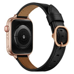 Pulseira de Relógio em Pele 14mm Para Apple Watch Series, 7 41mm / 6&SE&5&4 40mm / 3&2&1 38mm, 7 45mm / 6&SE&5&4 44mm / 3&2&1 42mm