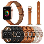Pulseira de Relógio em Pele 14mm Para Apple Watch Series, 7 41mm / 6&SE&5&4 40mm / 3&2&1 38mm, 7 45mm / 6&SE&5&4 44mm / 3&2&1 42mm