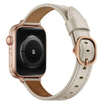 Pulseira de Relógio em Pele 14mm Para Apple Watch Series, 7 41mm / 6&SE&5&4 40mm / 3&2&1 38mm, 7 45mm / 6&SE&5&4 44mm / 3&2&1 42mm