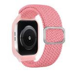 Pulseira de Substituição Integrada com Trança e Fivela em Moldura TPU Para Apple Watch Series, 6 & SE & 5 & 4 40mm / 3 & 2 & 1 38mm, 6 & SE & 5 & 4 44mm / 3 & 2 & 1 42mm