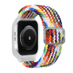 Pulseira de Substituição Integrada com Trança e Fivela em Moldura TPU Para Apple Watch Series, 6 & SE & 5 & 4 40mm / 3 & 2 & 1 38mm, 6 & SE & 5 & 4 44mm / 3 & 2 & 1 42mm